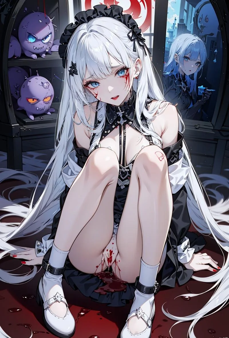 捡回家的轻生少女，在客厅地板上哭着求我肏烂她